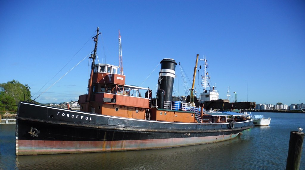 Historic Steam Tug Forceful docked at BSE Maritime Solutions